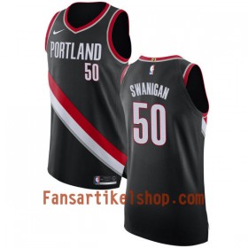 NBA Portland Trail Blazers Trikot Caleb Swanigan 50 Nike 2017-18 Schwarz Swingman - Herren